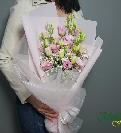 Complimentary Bouquet of Pink Eustoma photo 394x433